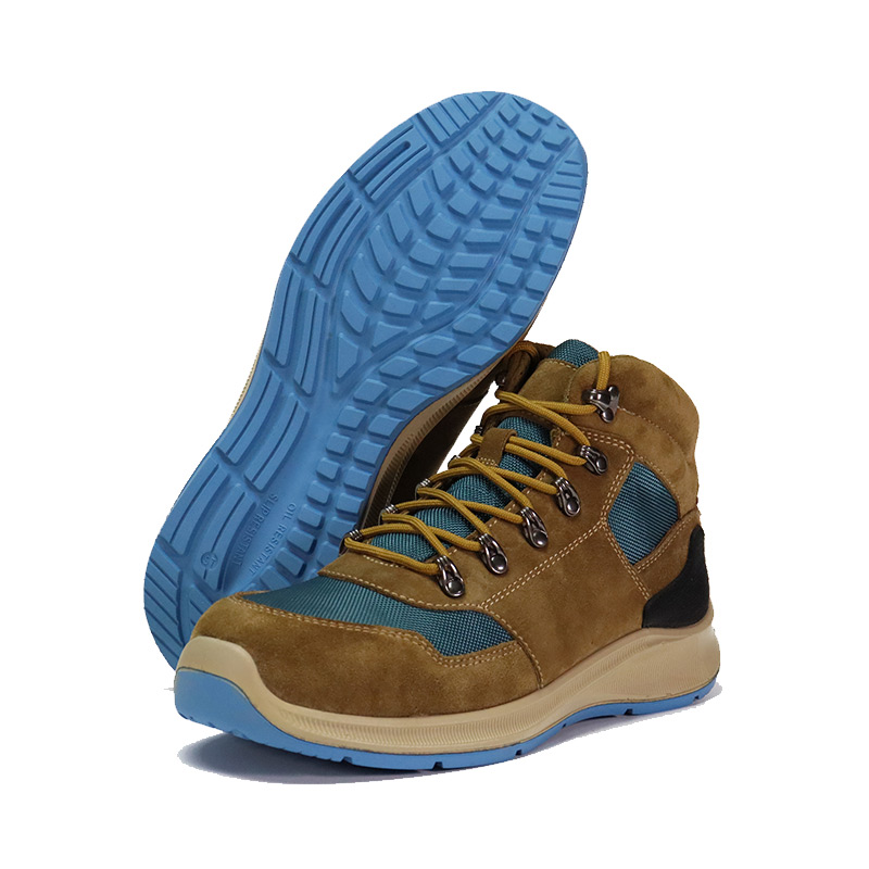 Kuminen ulkopohja mokkanahkainen nylonkangastyökengät